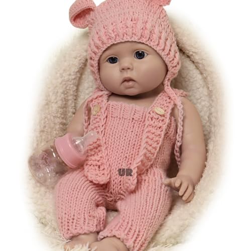 Oppaionaho 46 cm lebensechte Reborn-Babypuppen aus Silikon, ganzkörper, weich, handgefertigt, für Neugeborene, Mädchen, als Geschenk, Unbemalt Oppaionaho 46 cm lebensechte Reborn-Babypuppen aus Silikon, ganzkörper, weich, handgefertigt, für Neugeborene, Mädchen, als Geschenk, Unbemalt von Oppaionaho