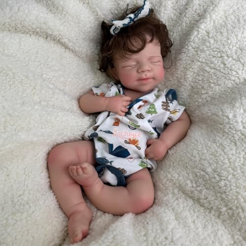 Oppaionaho Lifelike 19 Inch Pascale Boy Full Body Silicone Baby Dolls with Hand Rooted Hair, Real Life Newborn Doll Advanced Painted Gift (Boy) von Oppaionaho