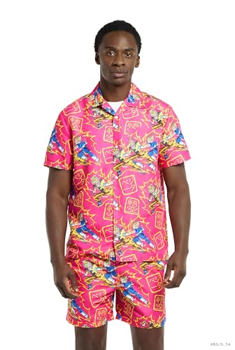 OppoSuits 2-teiliges Hawaii Sommer-Set für Herren - Dragon Ball Z Summer Beach Swim Wear Slim Fit - Inklusive Kurzarmhemd und Shorts OppoSuits 2-teiliges Hawaii Sommer-Set für Herren - Dragon Ball Z Summer Beach Swim Wear Slim Fit - Inklusive Kurzarmhemd und Shorts von OppoSuits