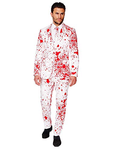 OppoSuits Herren Opposuits Halloween Suit For Men in Creepy And Stylish Print Anzug, Bloody Harry, 54 EU von OppoSuits