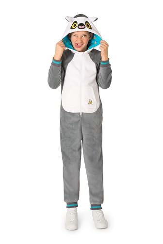 OppoSuits Kinder Einteiliger Pyjamas - Tier-Strampler - Lemur Onesie - Grau OppoSuits Kinder Einteiliger Pyjamas - Tier-Strampler - Lemur Onesie - Grau von OppoSuits
