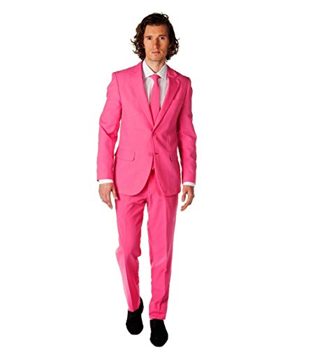 Opposuit Mr. Pink Anzug Krawatte Fasching JGA Karneval (54) von OppoSuits
