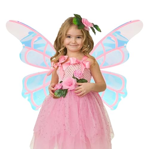 Electric Light Up Butterfly Wings, Princess Cosplay Dress Up Wings, Glowing Shiny Dress Up Wings, Moving Wings Props for Halloween, Fairy Gathering Favors Wings, Colorful Light Up Kostüm Zubehör Electric Light Up Butterfly Wings, Princess Cosplay Dress Up Wings, Glowing Shiny Dress Up Wings, Moving Wings Props for Halloween, Fairy Gathering Favors Wings, Colorful Light Up Kostüm Zubehör von Opvonxeh