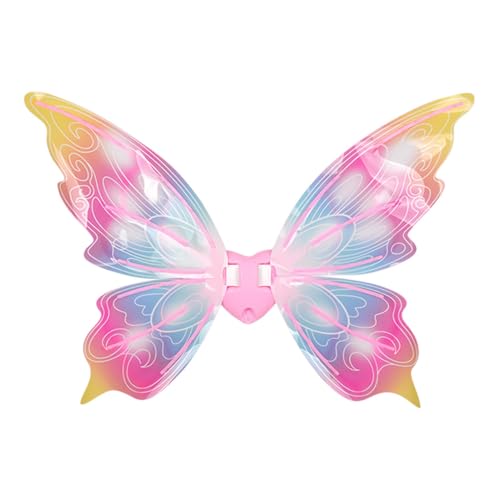 Electric Light Up Butterfly Wings, Princess Cosplay Dress Up Wings, Glowing Shiny Dress Up Wings, Moving Wings Props for Halloween, Fairy Gathering Favors Wings, Colorful Light Up Kostüm Zubehör Electric Light Up Butterfly Wings, Princess Cosplay Dress Up Wings, Glowing Shiny Dress Up Wings, Moving Wings Props for Halloween, Fairy Gathering Favors Wings, Colorful Light Up Kostüm Zubehör von Opvonxeh