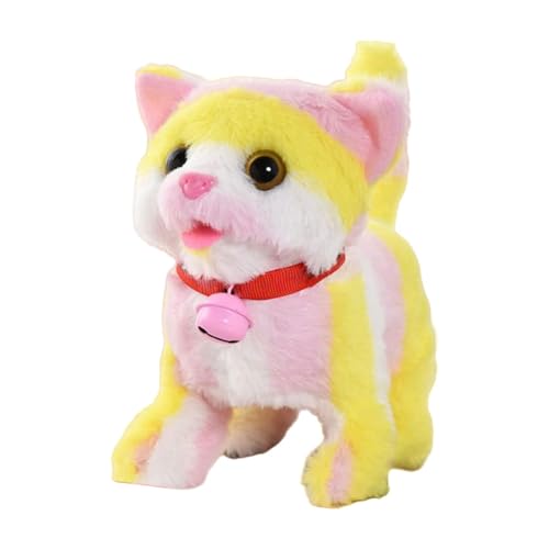 Electric Plush Cat, Realistic Interactive Pet, Battery Operated Toy, Wagging Tail Motion, Portable and Sturdy Fun Toy, Meowing Sound Feature, Perfect for Children Electric Plush Cat, Realistic Interactive Pet, Battery Operated Toy, Wagging Tail Motion, Portable and Sturdy Fun Toy, Meowing Sound Feature, Perfect for Children von Opvonxeh