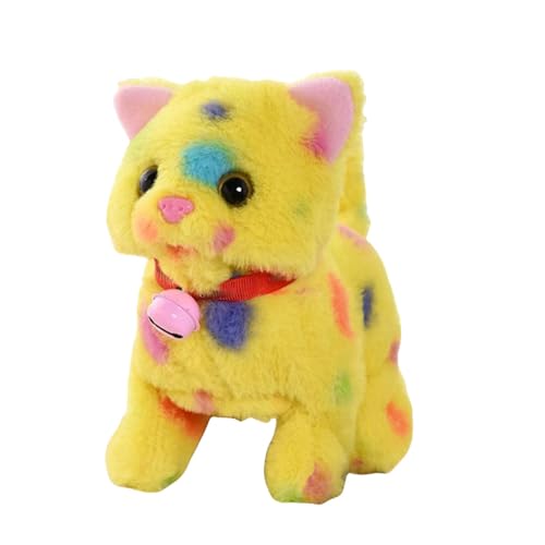Electric Plush Cat, Realistic Interactive Pet, Battery Operated Toy, Wagging Tail Motion, Portable and Sturdy Fun Toy, Meowing Sound Feature, Perfect for Children Electric Plush Cat, Realistic Interactive Pet, Battery Operated Toy, Wagging Tail Motion, Portable and Sturdy Fun Toy, Meowing Sound Feature, Perfect for Children von Opvonxeh
