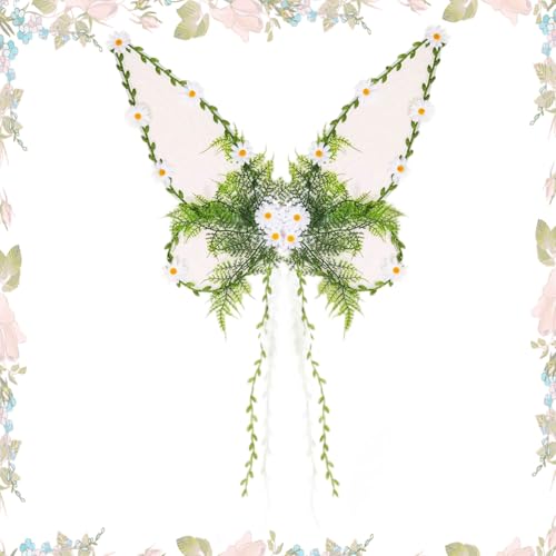 Fairy Wings, Costume with Vines, Womens Fashion Accessory, Dress-Up Prop, Outfit Piece, Elegant Fantasy Style Wear for Party Stage Performance Cosplay Holiday Pride Christmas Fairy Wings, Costume with Vines, Womens Fashion Accessory, Dress-Up Prop, Outfit Piece, Elegant Fantasy Style Wear for Party Stage Performance Cosplay Holiday Pride Christmas von Opvonxeh