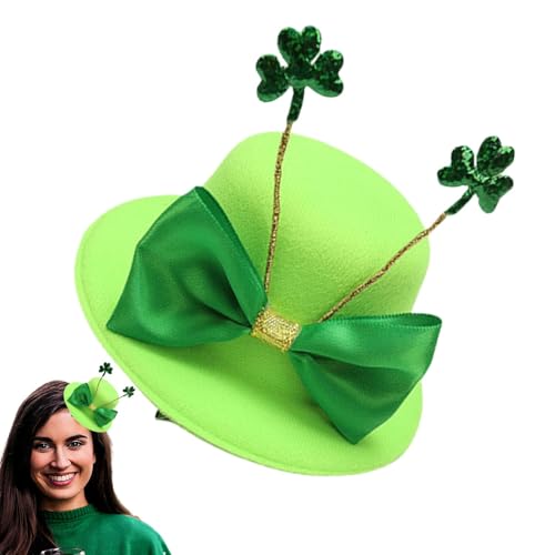 Green Hat for St. Patrick's Day, Green Irish Costume Hat, Top Hat for St. Patrick's Day, Irish Green Hat for Parties, St. Patrick's Day Tree Topper, Irish Holiday Hat Accessory, Green Top Hat von Opvonxeh
