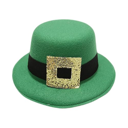 Green Hat for St. Patrick's Day, Green Irish Costume Hat, Top Hat for St. Patrick's Day, Irish Green Hat for Parties, St. Patrick's Day Tree Topper, Irish Holiday Hat Accessory, Green Top Hat von Opvonxeh