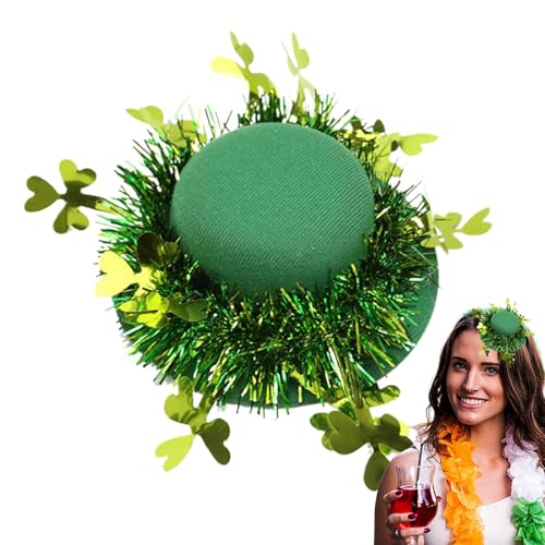 Green Hat for St. Patrick's Day, Green Irish Costume Hat, Top Hat for St. Patrick's Day, Irish Green Hat for Parties, St. Patrick's Day Tree Topper, Irish Holiday Hat Accessory, Green Top Hat von Opvonxeh