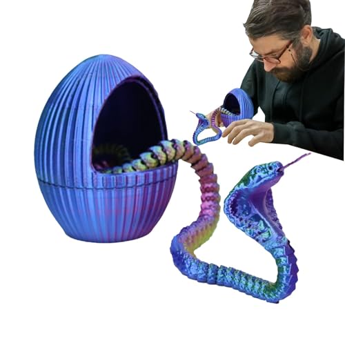 Opvonxeh Colorful Snake Decor | Interactive Home Accessories | Modern Desk Decor, Fun Office Toys, Playful Desk Accents, Snake-Themed, Creative Fidget Toys, Eye-Catching Decor Items Opvonxeh Colorful Snake Decor | Interactive Home Accessories | Modern Desk Decor, Fun Office Toys, Playful Desk Accents, Snake-Themed, Creative Fidget Toys, Eye-Catching Decor Items von Opvonxeh