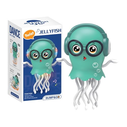 Opvonxeh Dancing Octopus Toy, Electric Crawling Toy, Interactive Playing Supply, Smart Entertainment Product for Kids, Children’s Room, Early Development, and Fun Motor Skill Activities von Opvonxeh