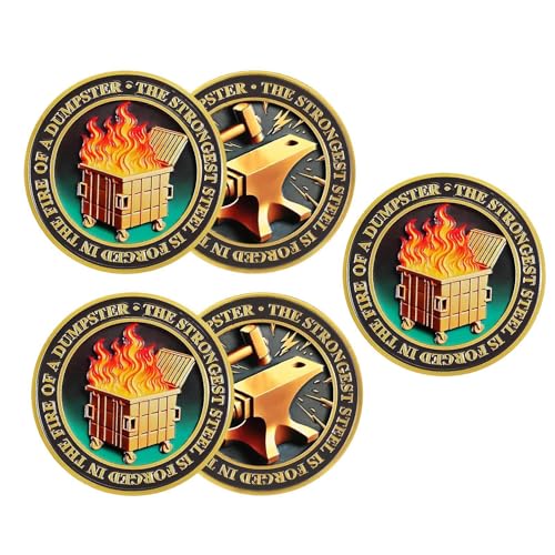 Opvonxeh Challenge Coin, Desk Decor Fire Challenge, Commemorative Coin Set, Funny Farewell Presents, Colleague Farewell Souvenir, Office Desk Accessories, Creative Desk Decor Opvonxeh Challenge Coin, Desk Decor Fire Challenge, Commemorative Coin Set, Funny Farewell Presents, Colleague Farewell Souvenir, Office Desk Accessories, Creative Desk Decor von Opvonxeh