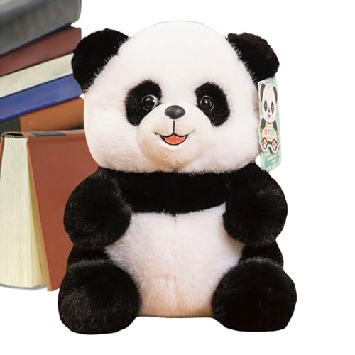 Opvonxeh Panda Plüschtier – realistisches Spielzeug für Kuschelkomfort, Huggable Soft mit detailliertem Design, schöner Begleiter aus Plüsch für Jugendliche für den Urlaub, Blan von Opvonxeh