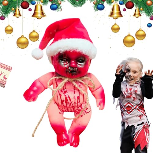 Opvonxeh Scary Baby Doll, Halloween Zombie Doll, Gothic Haunted Doll, Creepy Baby Prop, Haunted House Decorations, Scary Ghost Doll, Horror Themed Doll, Zombie Baby Ornament, Scary Halloween Decor Opvonxeh Scary Baby Doll, Halloween Zombie Doll, Gothic Haunted Doll, Creepy Baby Prop, Haunted House Decorations, Scary Ghost Doll, Horror Themed Doll, Zombie Baby Ornament, Scary Halloween Decor von Opvonxeh