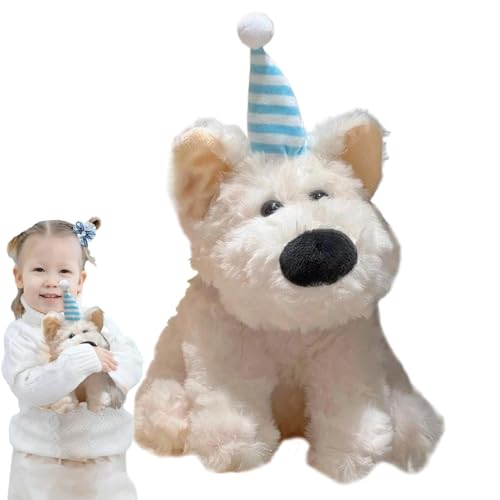 Opvonxeh West Highland Terrier Plüschtier, Plüschpuppe, realistische Puppe, lange Kante: Hugging Kissen für Geburtstag, Ostern und Kindertag Opvonxeh West Highland Terrier Plüschtier, Plüschpuppe, realistische Puppe, lange Kante: Hugging Kissen für Geburtstag, Ostern und Kindertag von Opvonxeh