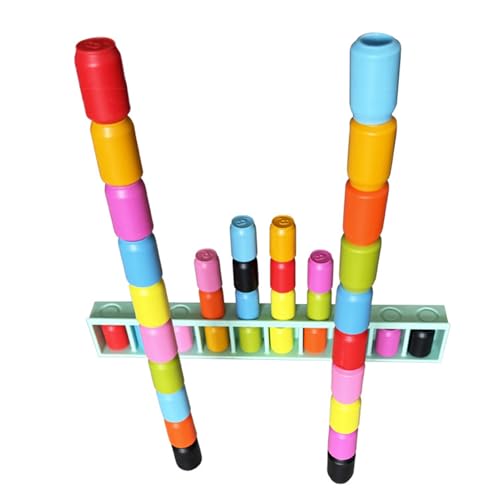 Passendes Spiel, Farbpuzzle, Brain Necke Flasche Ratenspielzeug, lustige Bildungsherausforderung 11.02x2,83 Zoll für Kindergärtnerschule Reiseberechnung Family Gathering Playgroup und Early Learning D von Opvonxeh