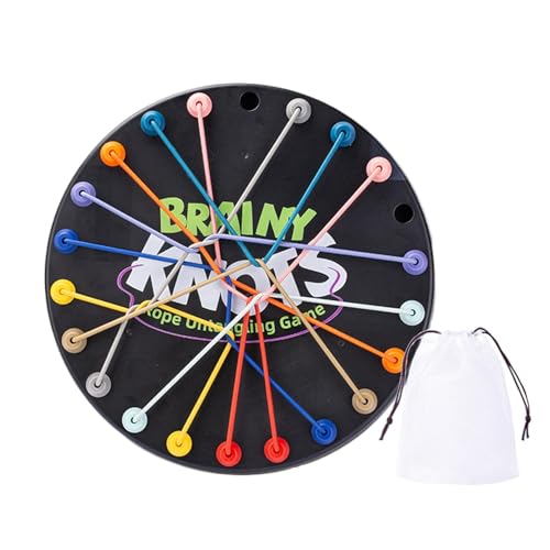 Twisted Rope Game, Interactive Rope Untying Toy, Rope Challenging Board Game, Logical Thinking Game Set, Funny Rope Knot Toy, Rope Toy Set for Kids, Rope Untying Challenge, Twisted Rope Toy Set von Opvonxeh
