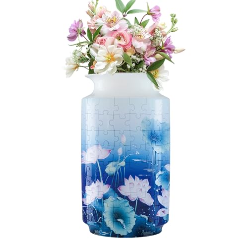 Vase Puzzle, Flower Pot Building Model Kit for Craft Enthusiasts, Womens Relaxing and Challenging Activity, Decor, Mothers Day, Birthday 4.53x8.07 Inches Vase Puzzle, Flower Pot Building Model Kit for Craft Enthusiasts, Womens Relaxing and Challenging Activity, Decor, Mothers Day, Birthday 4.53x8.07 Inches von Opvonxeh