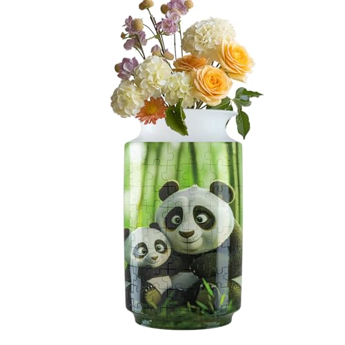 Vase Puzzle, Flower Pot Building Model Kit for Craft Enthusiasts, Womens Relaxing and Challenging Activity, Decor, Mothers Day, Birthday 4.53x8.07 Inches Vase Puzzle, Flower Pot Building Model Kit for Craft Enthusiasts, Womens Relaxing and Challenging Activity, Decor, Mothers Day, Birthday 4.53x8.07 Inches von Opvonxeh
