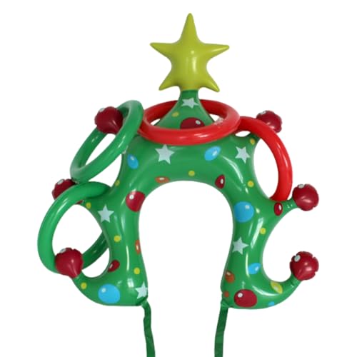 Weihnachtsbäume Ringwurf, Baumringe Werfen Stirnbänder, Interaktives Partyspiel, Aufblasbares Weihnachtsspielzeug Für Kinder Und Familienunterhaltung, Perfekt Weihnachtsbäume Ringwurf, Baumringe Werfen Stirnbänder, Interaktives Partyspiel, Aufblasbares Weihnachtsspielzeug Für Kinder Und Familienunterhaltung, Perfekt von Opvonxeh