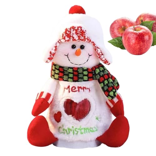 Weihnachtssnacktaschen - Santa Storage Pack Pack Supplies für Partybevorzugungen, Strumpfstoffe mit wiederverwendbarem Design, Urlaubsgenuss für Klassenzimmer, Schule, Schüler, Herbst, 5,91 x 9,06 Zol von Opvonxeh
