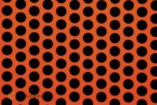 Oracover 41-064-071-002 Bügelfolie Fun 1 (L x B) 2m x 60cm Rot-Orange-Schwarz (fluoreszierend) von Oracover