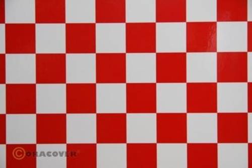 Oracover 43-010-023-002 Bügelfolie Fun 3 (L x B) 2m x 60cm Weiß, Rot von Oracover
