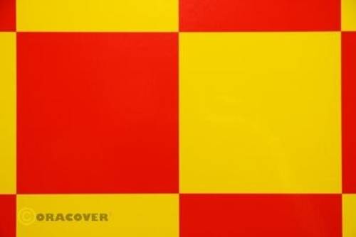 Oracover 691-033-023-010 Bügelfolie Fun 6 (L x B) 10m x 60cm Gelb, Rot von Oracover