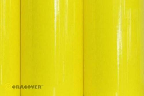 Oracover 83-035-010 Plotterfolie Easyplot (L x B) 10m x 30cm Transparent-Gelb (fluoreszierend) von Oracover