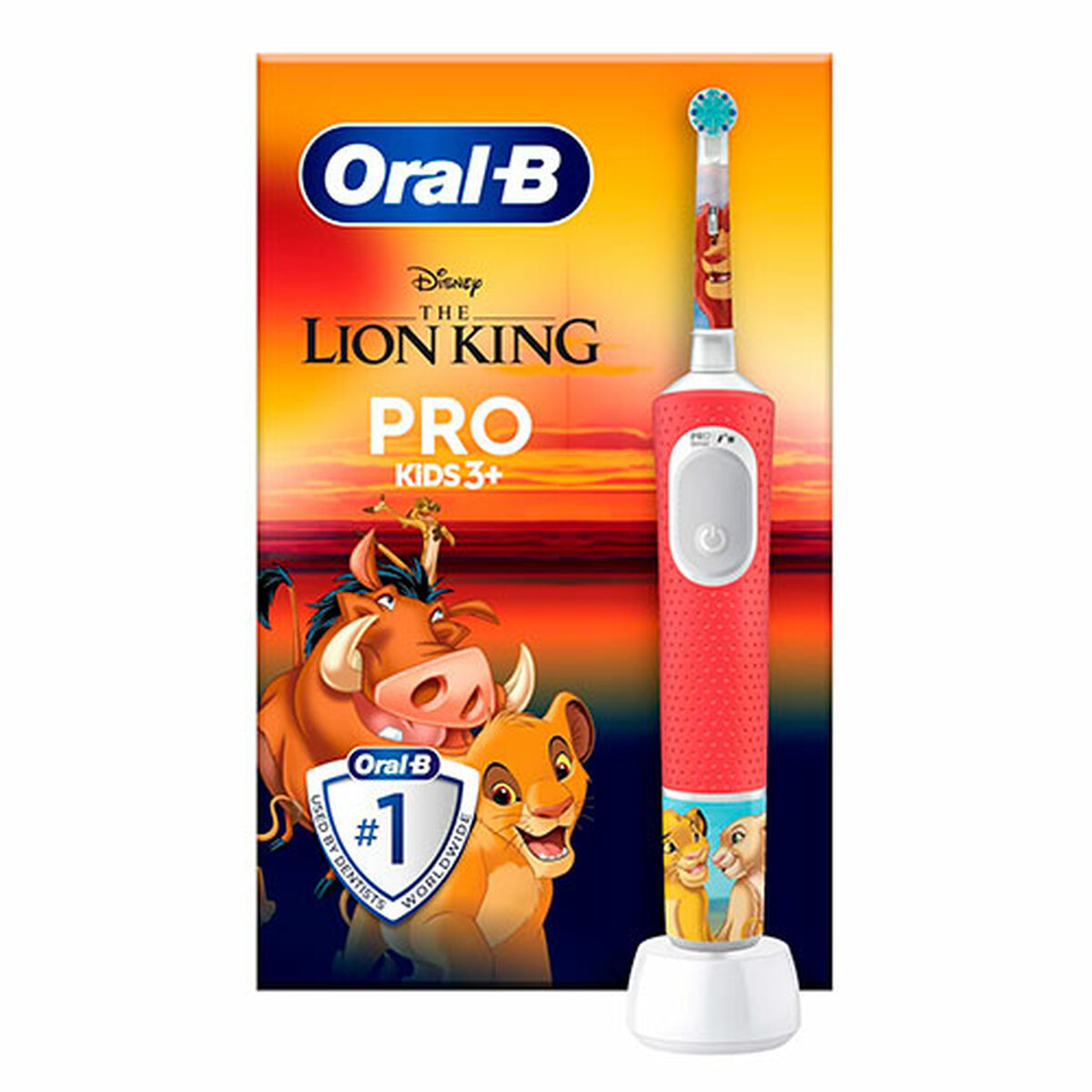 Elektrische Zahnbürste Oral-B Rey Leon Rot Bunt Elektrische Zahnbürste Oral-B Rey Leon Rot Bunt von Oral-B