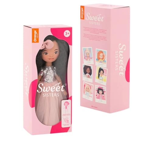 Orange Toys Sweet Sisters Puppe mit Lockenhaar, Pailletten-Oberteil und Rosa Tüllrock, Spielzeug ab 3 Jahren Orange Toys Sweet Sisters Puppe mit Lockenhaar, Pailletten-Oberteil und Rosa Tüllrock, Spielzeug ab 3 Jahren von Orange Toys