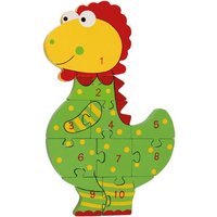 Orange Tree Toys - Holzspielzeug - Zahlenpuzzle Dinosaurier von Orange Tree Toys