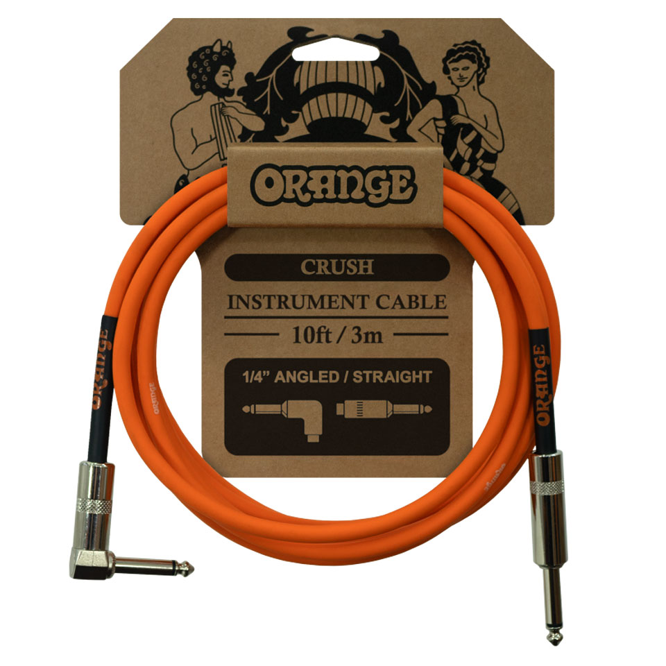 Orange Instrument Cable Angled 3m Instrumentenkabel von Orange