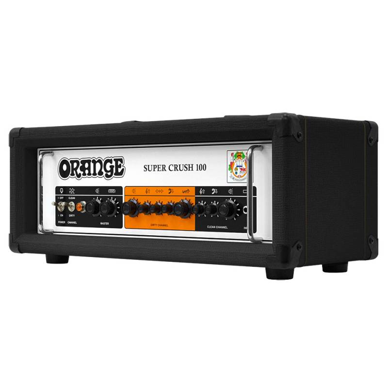 Orange Super Crush 100 Head Black Topteil E-Gitarre von Orange