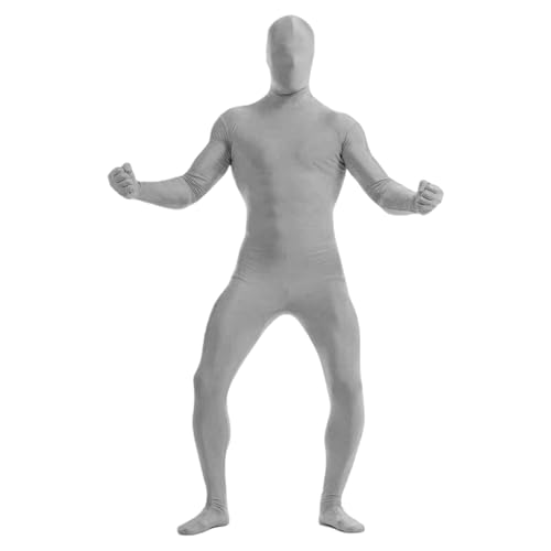 Ganzkörperanzug Orange, Herren Body GanzkörperOverall für Erwachsene, Open Face Cosplay Jumpsuit Tight Damen Manner ganzkörper Slenderman Kostüm Halloween Weihnachten Unisex Karneval (01 Grey, S) Ganzkörperanzug Orange, Herren Body GanzkörperOverall für Erwachsene, Open Face Cosplay Jumpsuit Tight Damen Manner ganzkörper Slenderman Kostüm Halloween Weihnachten Unisex Karneval (01 Grey, S) von Orbgons