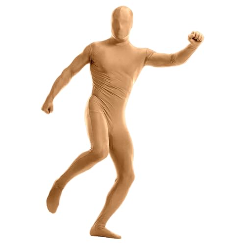 Ganzkörperanzug Orange, Herren Body GanzkörperOverall für Erwachsene, Open Face Cosplay Jumpsuit Tight Damen Manner ganzkörper Slenderman Kostüm Halloween Weihnachten Unisex Karneval (01 Khaki, XL) Ganzkörperanzug Orange, Herren Body GanzkörperOverall für Erwachsene, Open Face Cosplay Jumpsuit Tight Damen Manner ganzkörper Slenderman Kostüm Halloween Weihnachten Unisex Karneval (01 Khaki, XL) von Orbgons