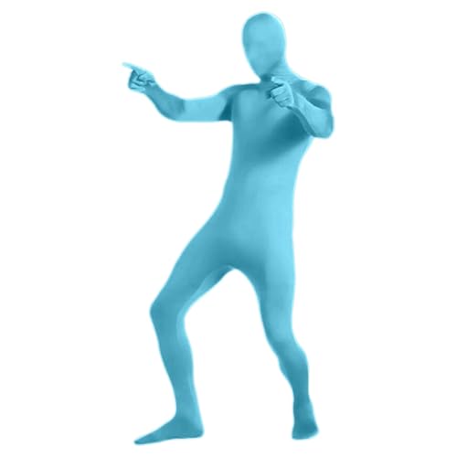 Ganzkörperanzug Orange, Herren Body GanzkörperOverall für Erwachsene, Open Face Cosplay Jumpsuit Tight Damen Manner ganzkörper Slenderman Kostüm Halloween Weihnachten Unisex Karneval (01 Sky Blue, XL) Ganzkörperanzug Orange, Herren Body GanzkörperOverall für Erwachsene, Open Face Cosplay Jumpsuit Tight Damen Manner ganzkörper Slenderman Kostüm Halloween Weihnachten Unisex Karneval (01 Sky Blue, XL) von Orbgons