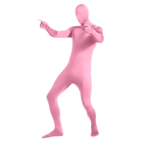 Orbgons Ganzkörperanzug Full Bodysuit Open Face ZentaiKostüm Cosplay Jumpsuit Unisex Unitard Body Suit Overalls mit Handschuhen AlienKostüm für Halloween Karneval (M) von Orbgons