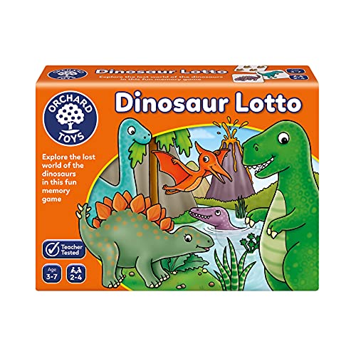 Orchard Toys Dinosaur Lotto Game, Educational Matching and Memory Game for Children Age 3-7, Perfect for Kids who Love Dinosaurs von Orchard Toys