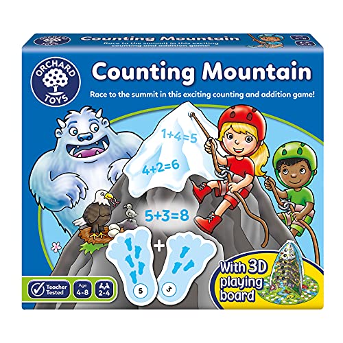 Orchard Toys Counting Mountain Game, Educational Maths Game, Develops Counting and Addition from 1-10, Perfect for Kids Age 4-8, Educational Game Toy von Orchard Toys