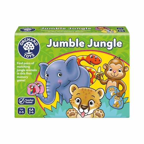Orchard Toys Jumble Jungle Game, A Fun First Matching Educational Game for Kids Age 2-5. von Orchard Toys