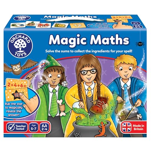 Orchard Toys Magic Maths, Magic Ink Reveals The Answer, Educational Maths Game, Practice Addition and Subtraction, Ages 5-7 von Orchard Toys