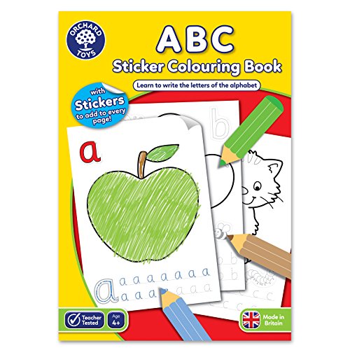 Orchard Toys ABC-Aufkleber-Malbuch (Mehrfarbig) von Orchard Toys