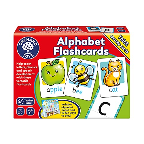 Orchard Toys Alphabet Flashcards, 26 Educational Double-Sided Flashcards, Teach The Letters of The Alphabet, Perfect for Kids Age 3-7, Educational Toy von ボーネルンド