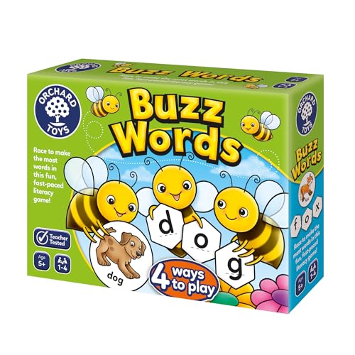 Orchard Toys Buzz Words Rechtschreibspiel, Alphabetisierungs- und Wortspiele ab 5 Jahren, Lern- und Lernspielzeug, Geschenke für Kinder, Jungen und Mädchen, ab 5 Jahren Orchard Toys Buzz Words Rechtschreibspiel, Alphabetisierungs- und Wortspiele ab 5 Jahren, Lern- und Lernspielzeug, Geschenke für Kinder, Jungen und Mädchen, ab 5 Jahren von Orchard Toys
