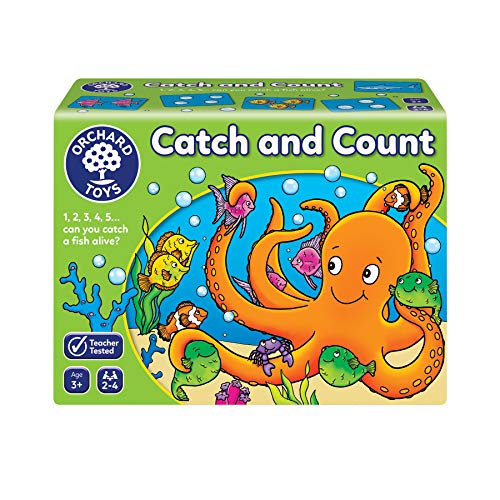 Orchard Toys Catch and Count Game, Practise Counting, A Fun Number and Counting Game for Children Age 3+, Educational Game Toy von Orchard Toys