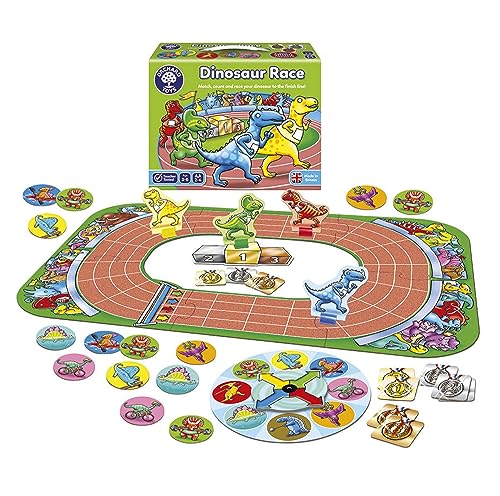 Orchard Toys Dinosaur Race Game, Fun Board Game for Children Age 3-6, Perfect for Dinosaur Fans, Family Game, Educational Game Toy von Orchard Toys