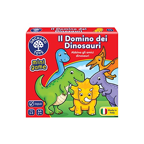 Orchard Toys Domino dei Dinosaurier - Lernspiel für Kinder von 3 bis 5 Jahren Orchard Toys Domino dei Dinosaurier - Lernspiel für Kinder von 3 bis 5 Jahren von Orchard Toys