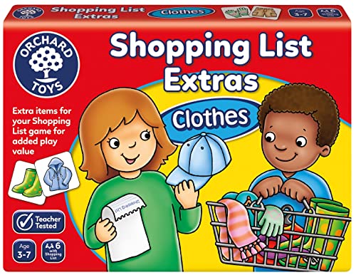 Orchard Toys Einkaufsliste Spiel "Shopping List" Kleidersammlung (Englische Sprache) von Orchard Toys